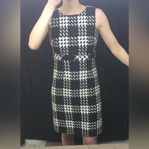Black & White Plaid Dress